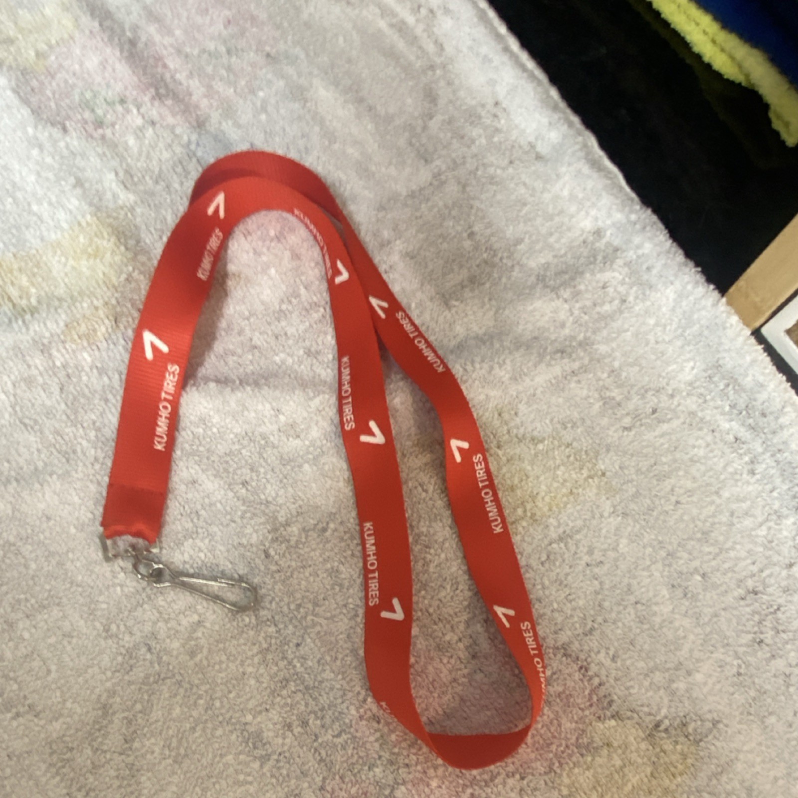 Kumho Tires Lanyard With Clip Hook