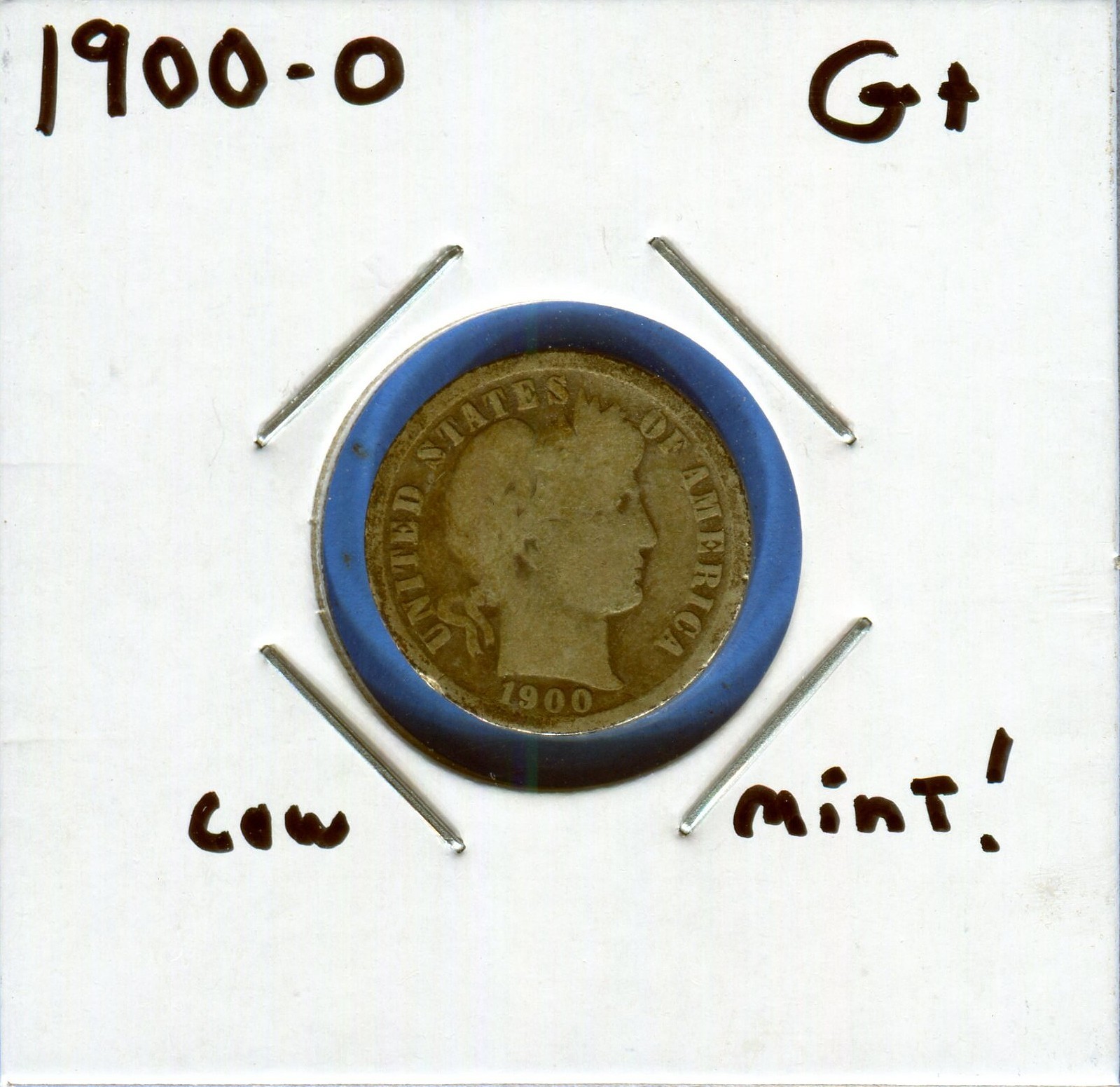 W@W 1900-o  Barber Dime, ( Better Date !!!! ) G+ !!!!!!!!!!