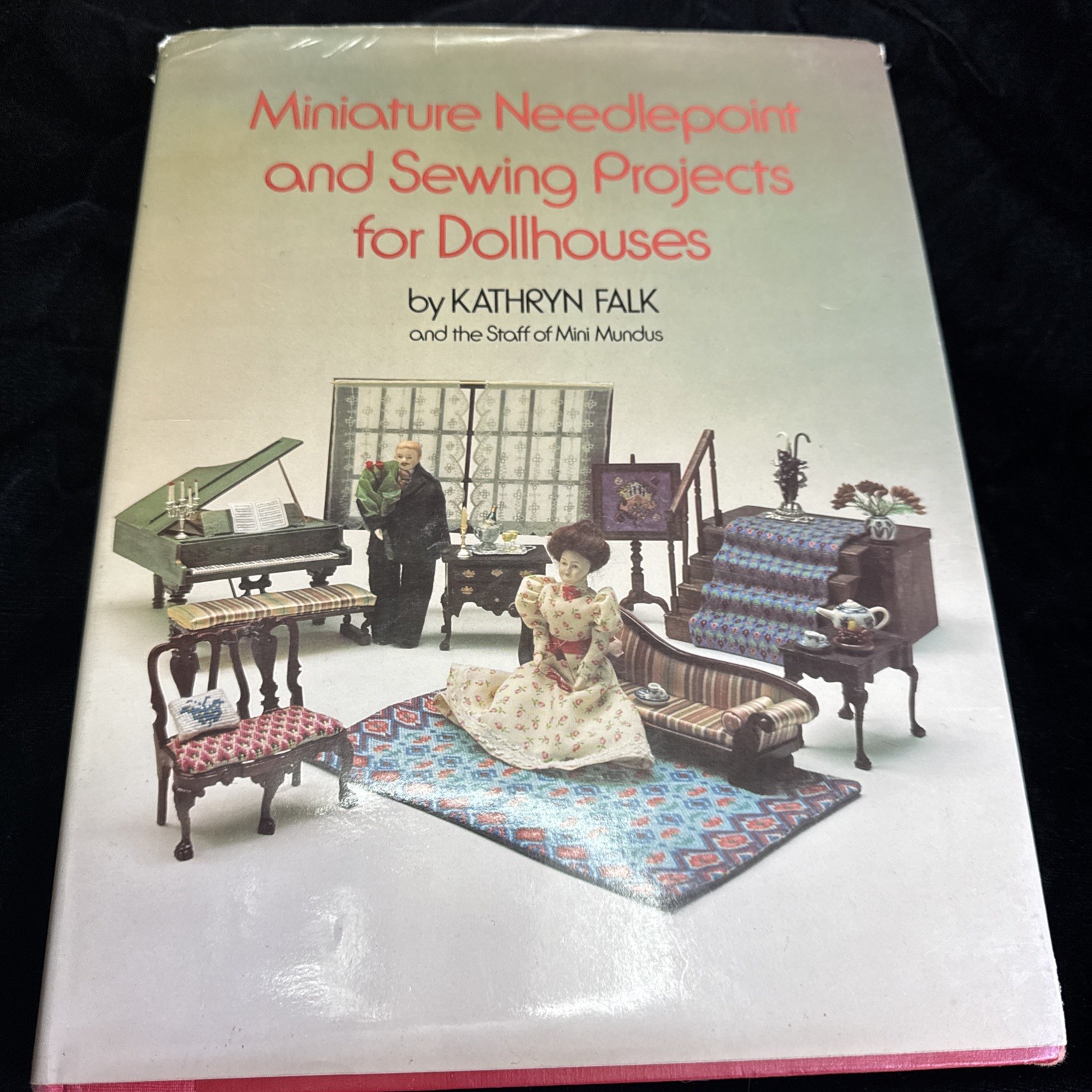 Miniature Needlepoint and Sewing Projects for Dollhouses by Katherine Falk