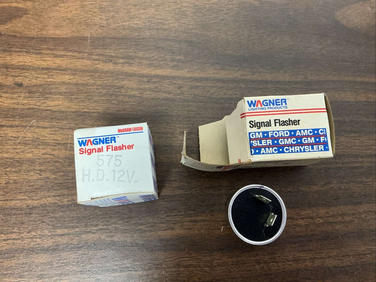 Wagner 575 Heavy Duty 12 Volt Flasher  2-Terminal (LOT OF 2) (UNTESTED)