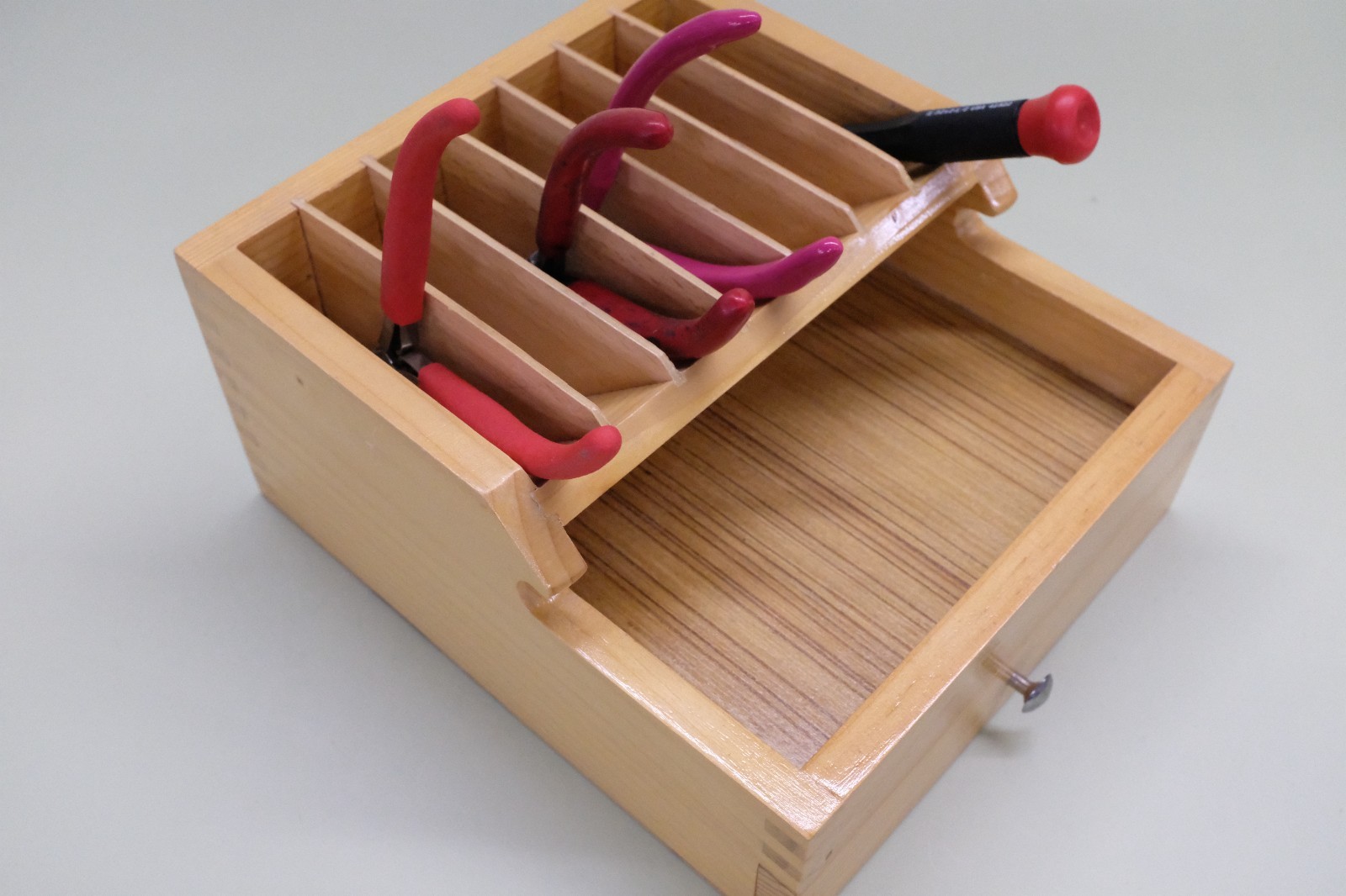 Wood Plier Racks Organizer Drawer Jewelry Tool Storage Model Railroad Hobby