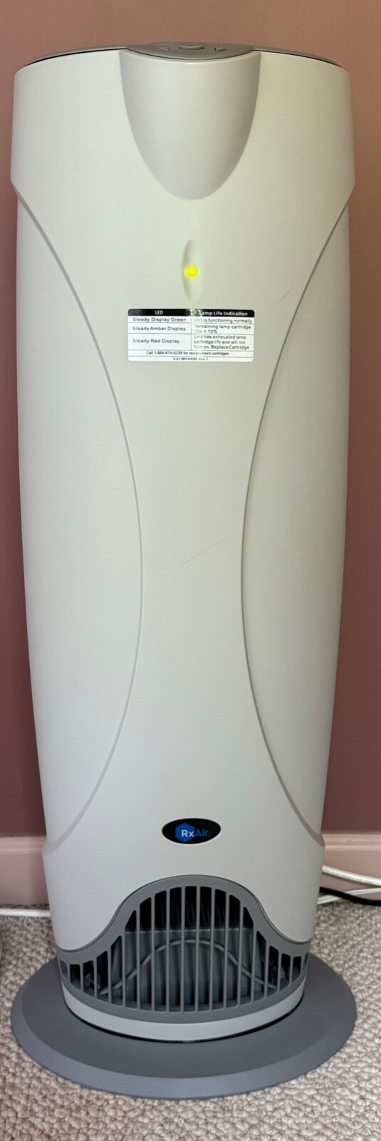 RX-Air 400 Purifier Filterless UV Purification