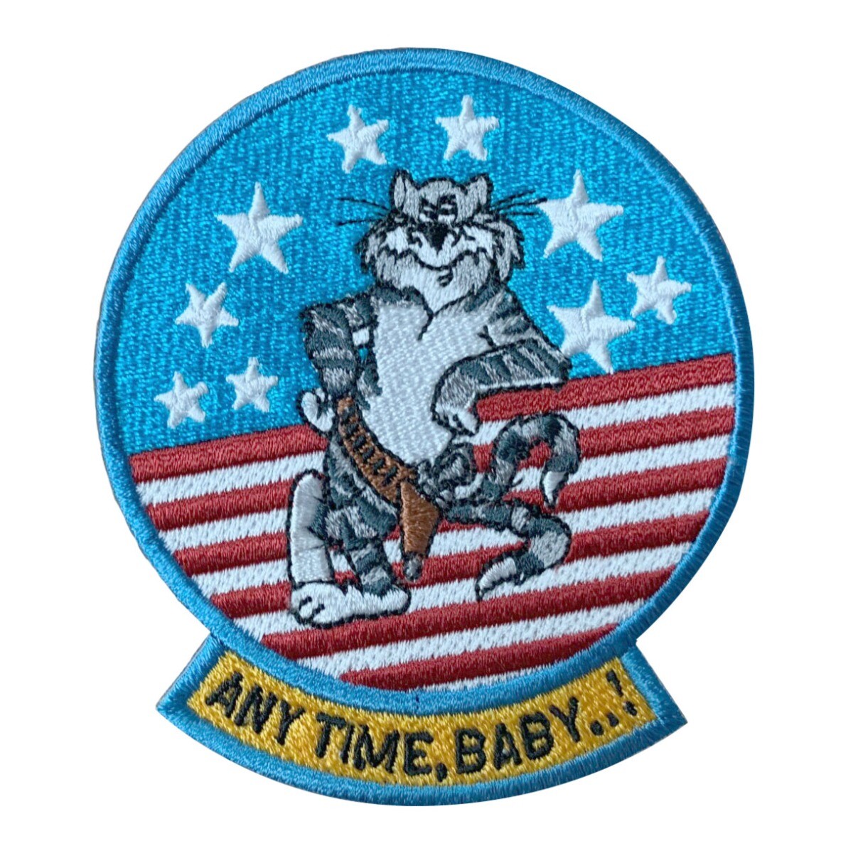 Tomcat Anytime Baby 3.5 Inch Iron On Patch