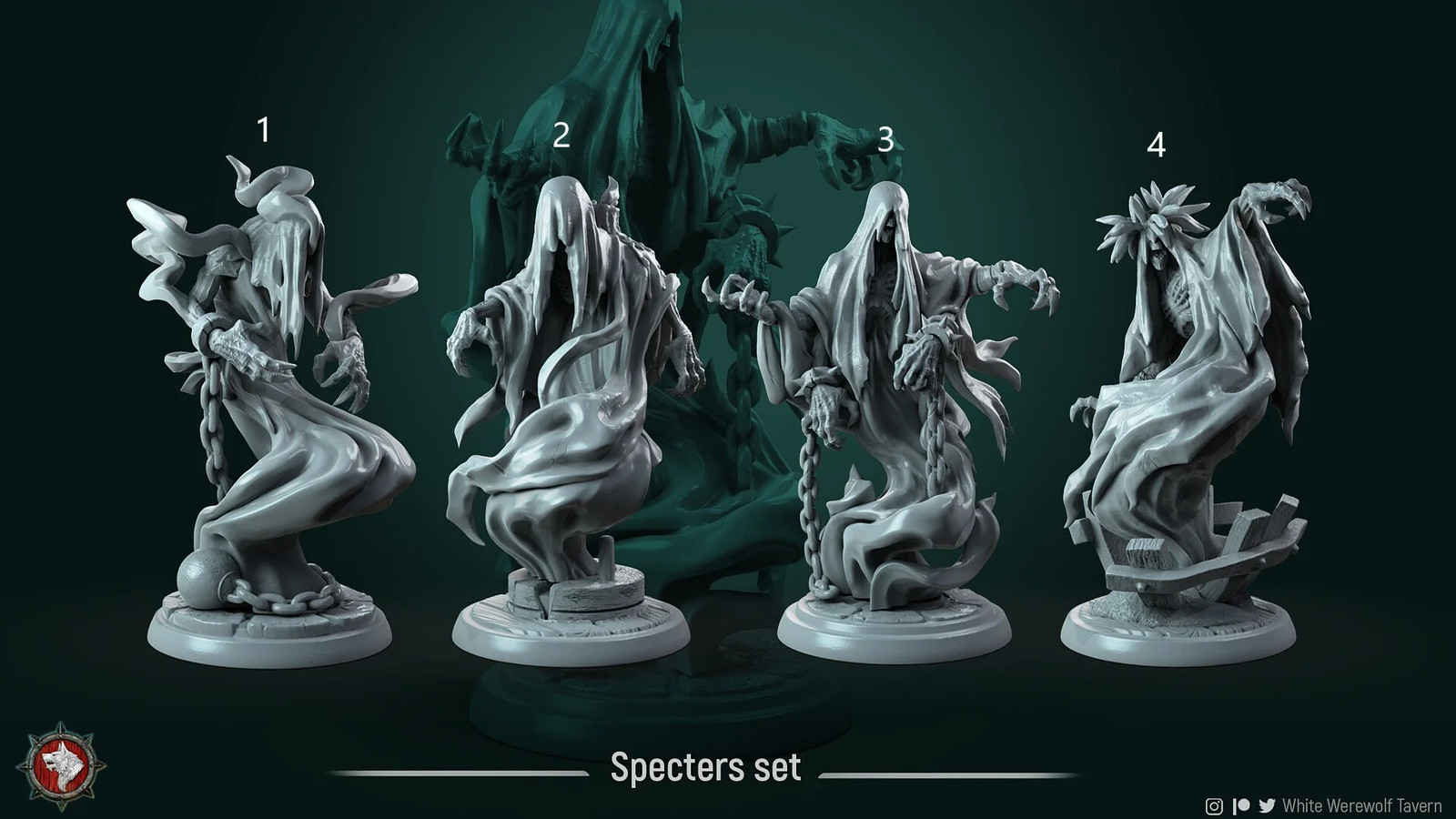 Specters - Resin Tabletop Miniature