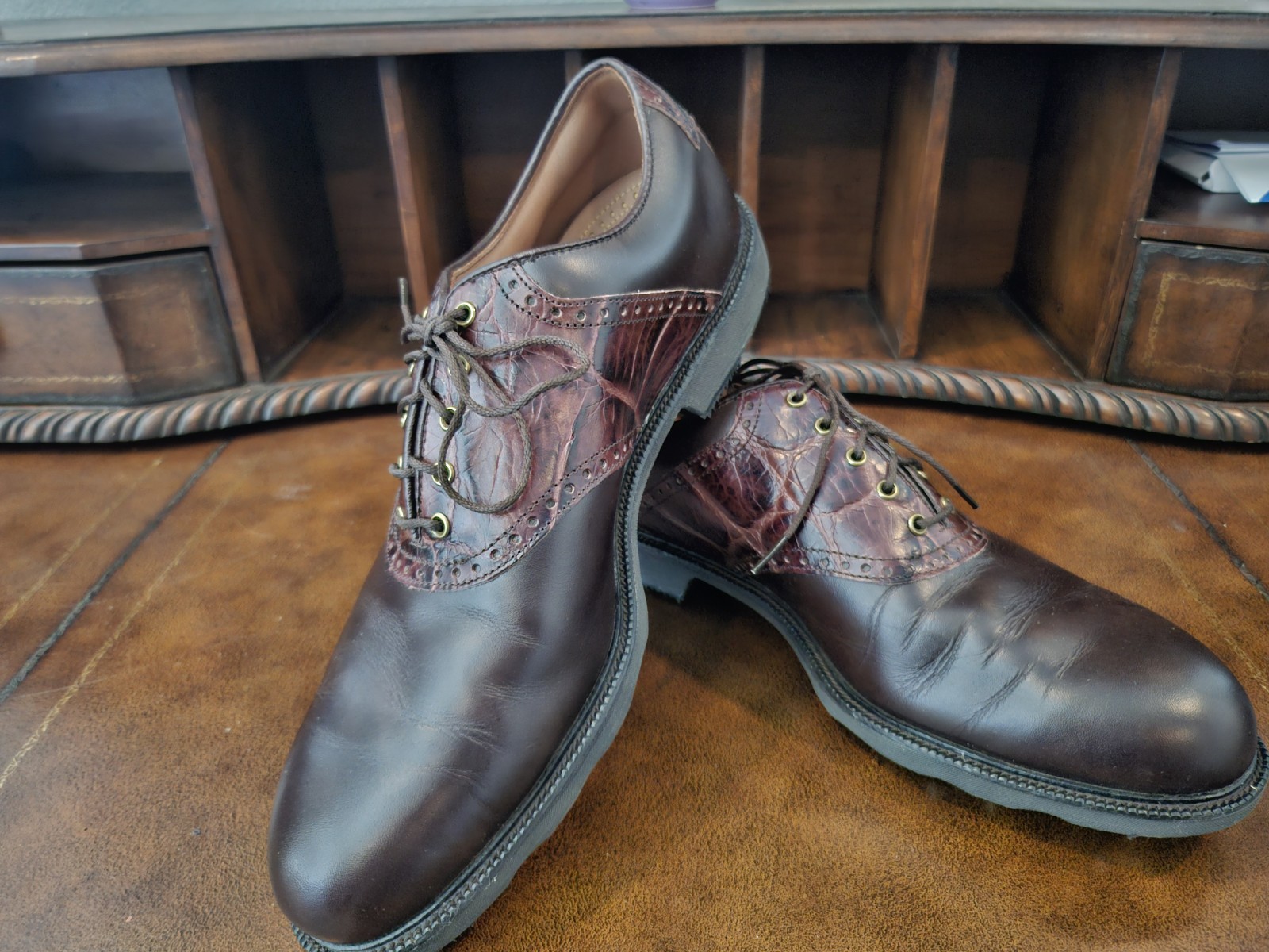 FootJoy Men's Icon Leather Golf Shoes Size 11