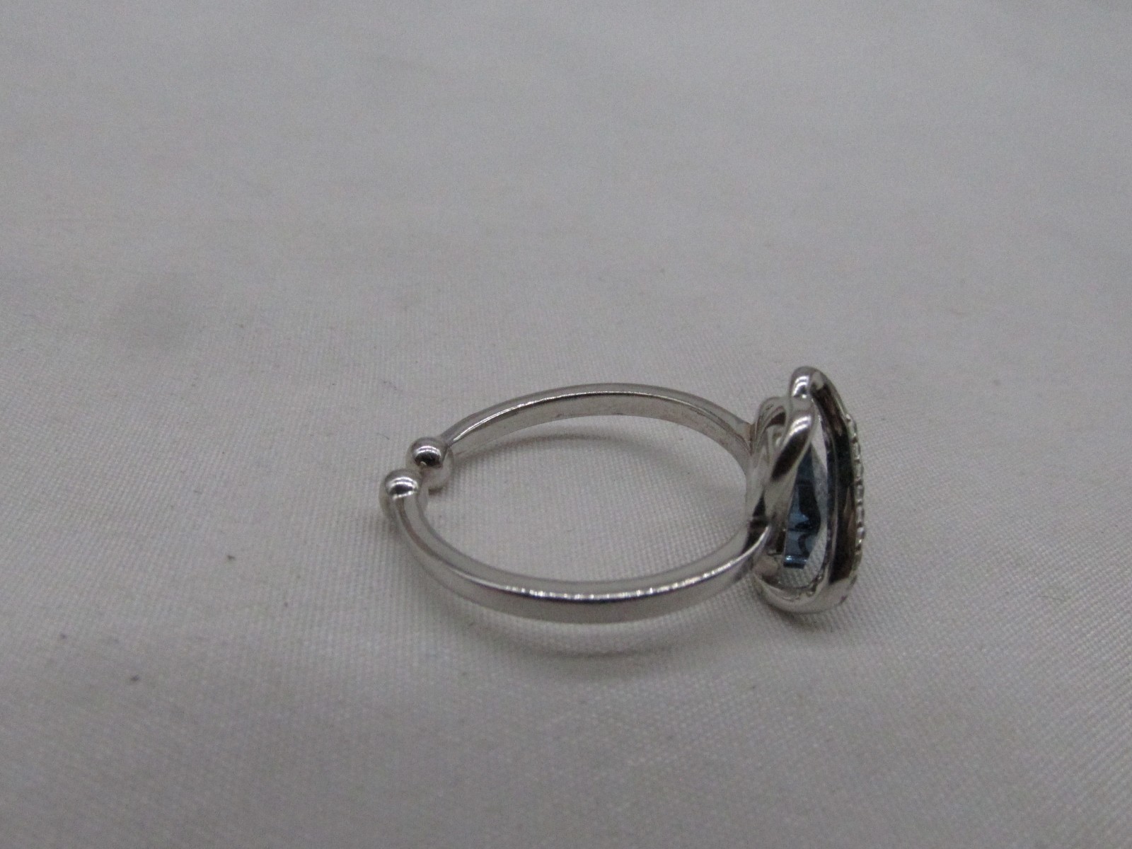 Sterling Silver Butterfly Design Toe Ring Adjustable Sz 6 #786