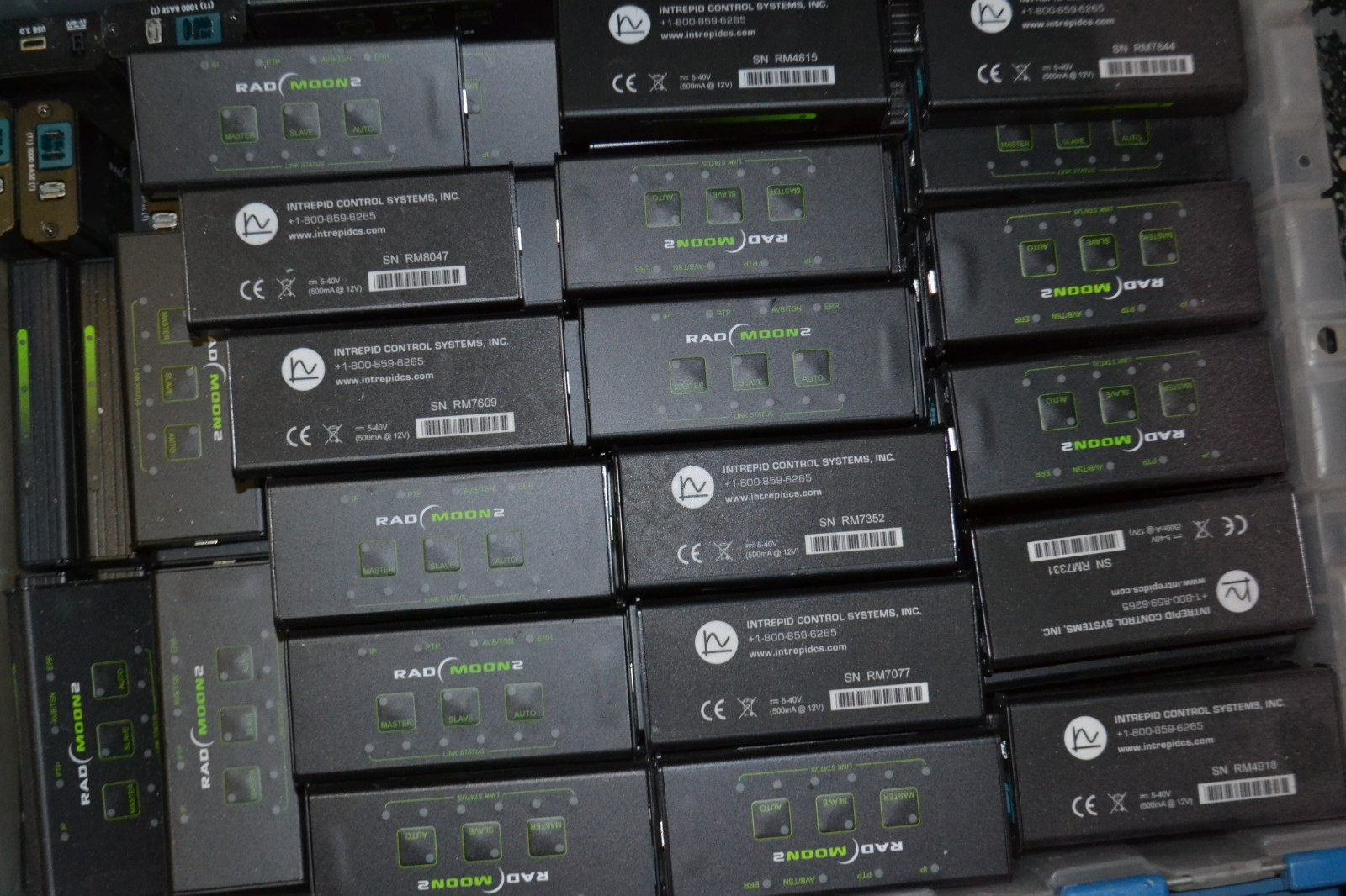 lot of 10 INTREPID RAD MOON 2 100/1000BASE-T1 MEDIA CONVERTER (MATENET CONNECT)