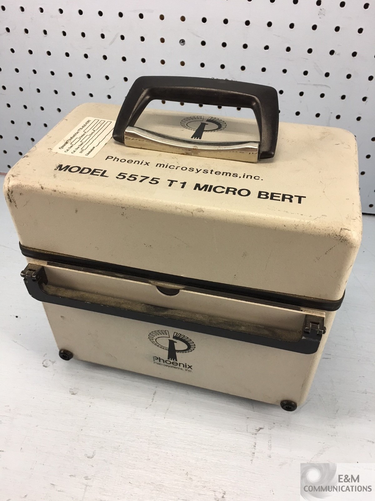 5575B PHOENIX MICROSYSTEMS T1 MICRO BERT W/ 5565 DSO DROP/INSERT INOPERATIVE