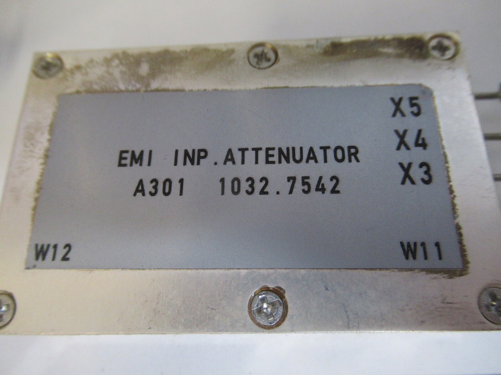 ROHDE SCHWARZ EMI INPUT ATTENUATOR 1032.7542 ESMI AS PICTURED &B9-A-04