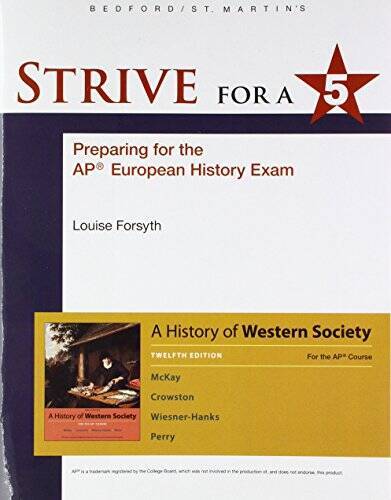 Strive for a 5: Preparing for the AP* European History Exam - VERY GOOD