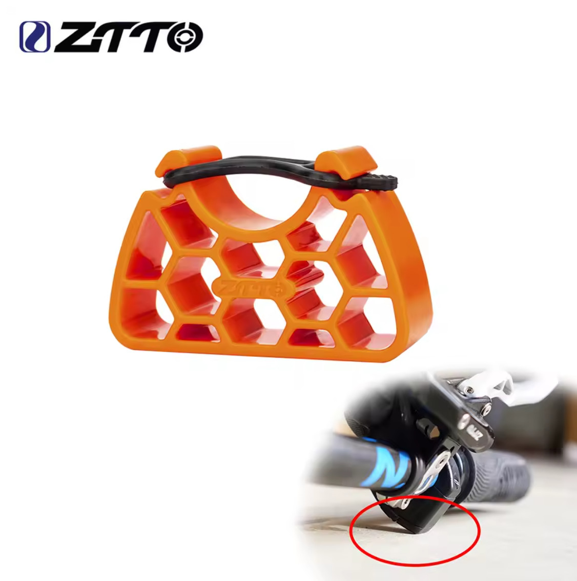 ZTTO Bike Handlebar Stand Clip-On Stabilizer for Inverted Parking Stable MTB