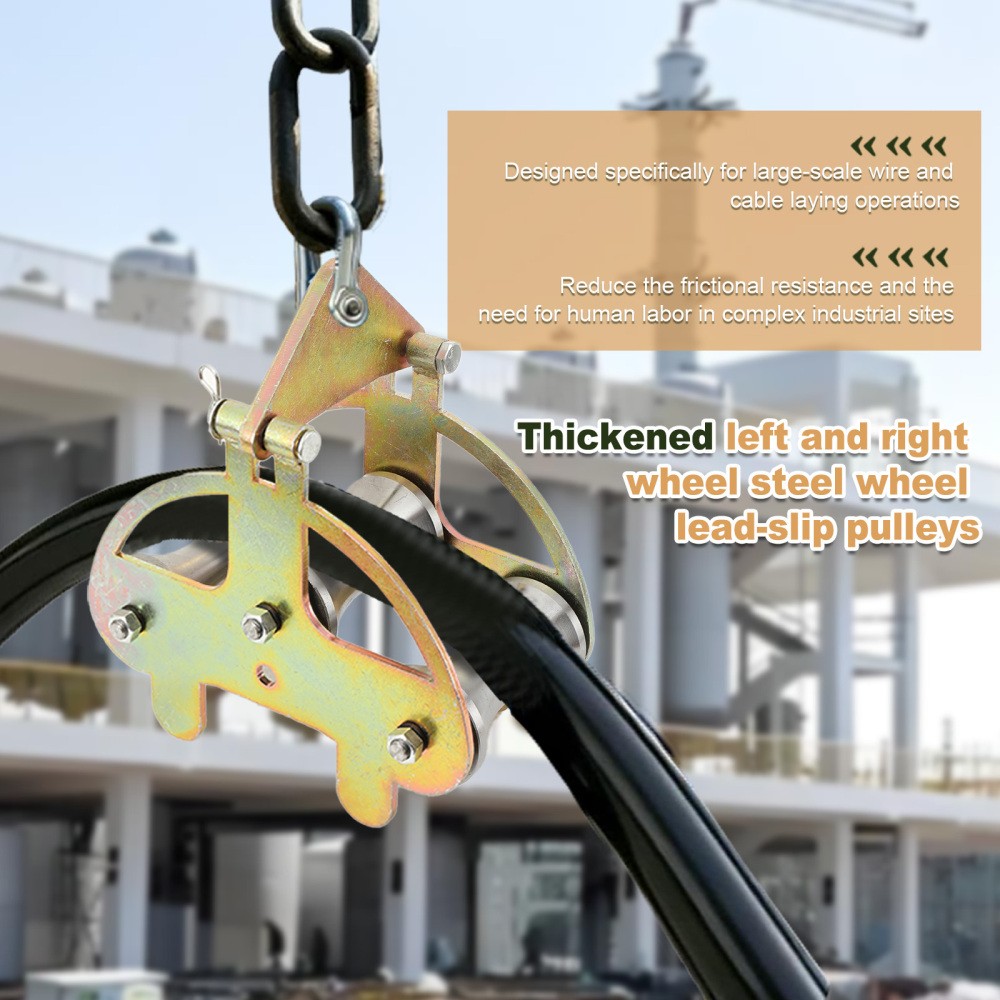 Cable Puller Sheave Layoff Pulley Cable Feeding Sheave Cable Pulley Heavy Duty