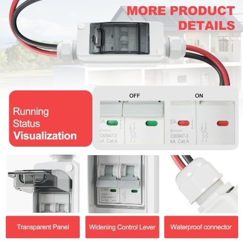 Solar Panel Disconnect Switch, 1000V Solar Panel Disconnect Switch 1000V 20A