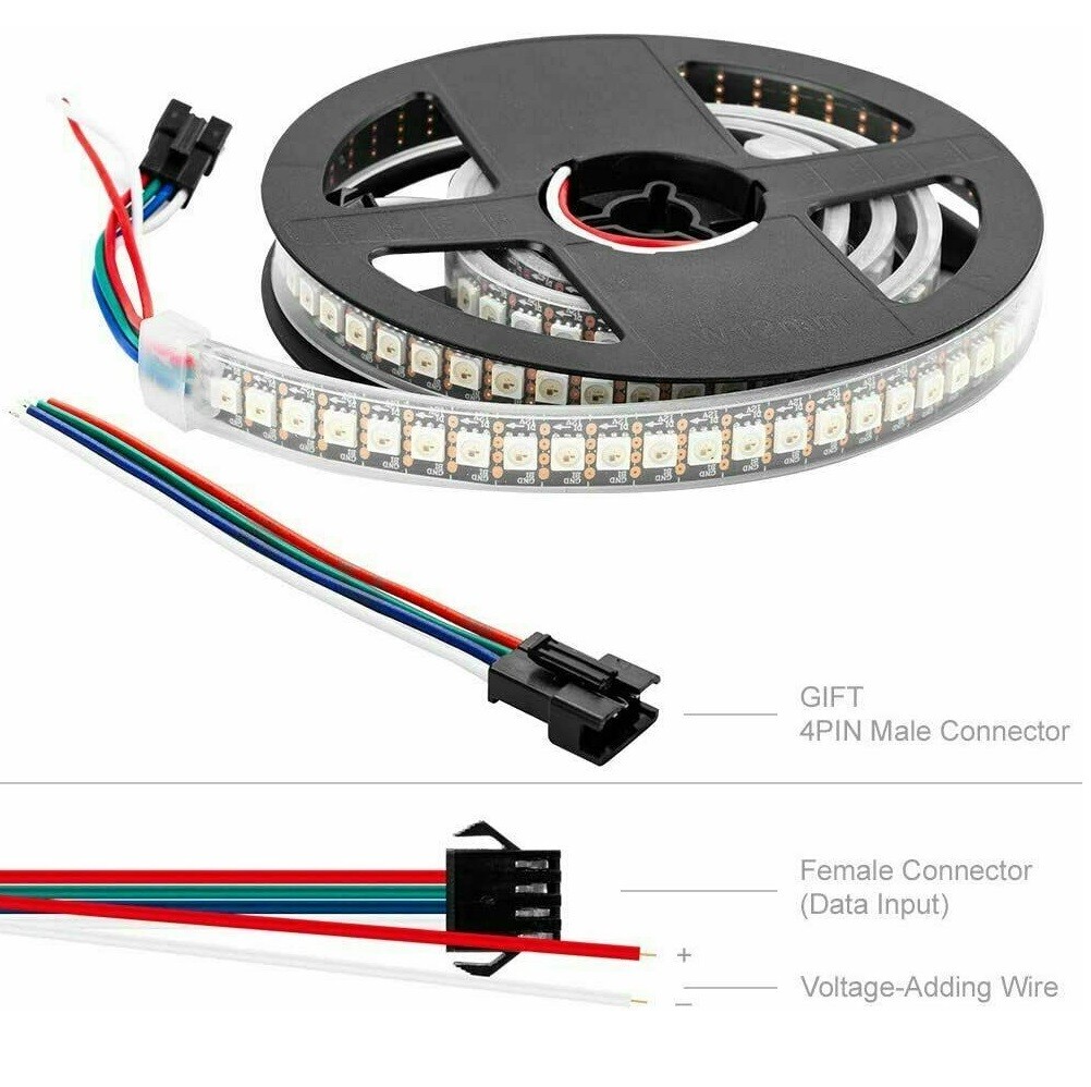 5050 WS2811 RGB LED Strip Light Multi Color Dream Color 12V 5M 150 LED 300 LED