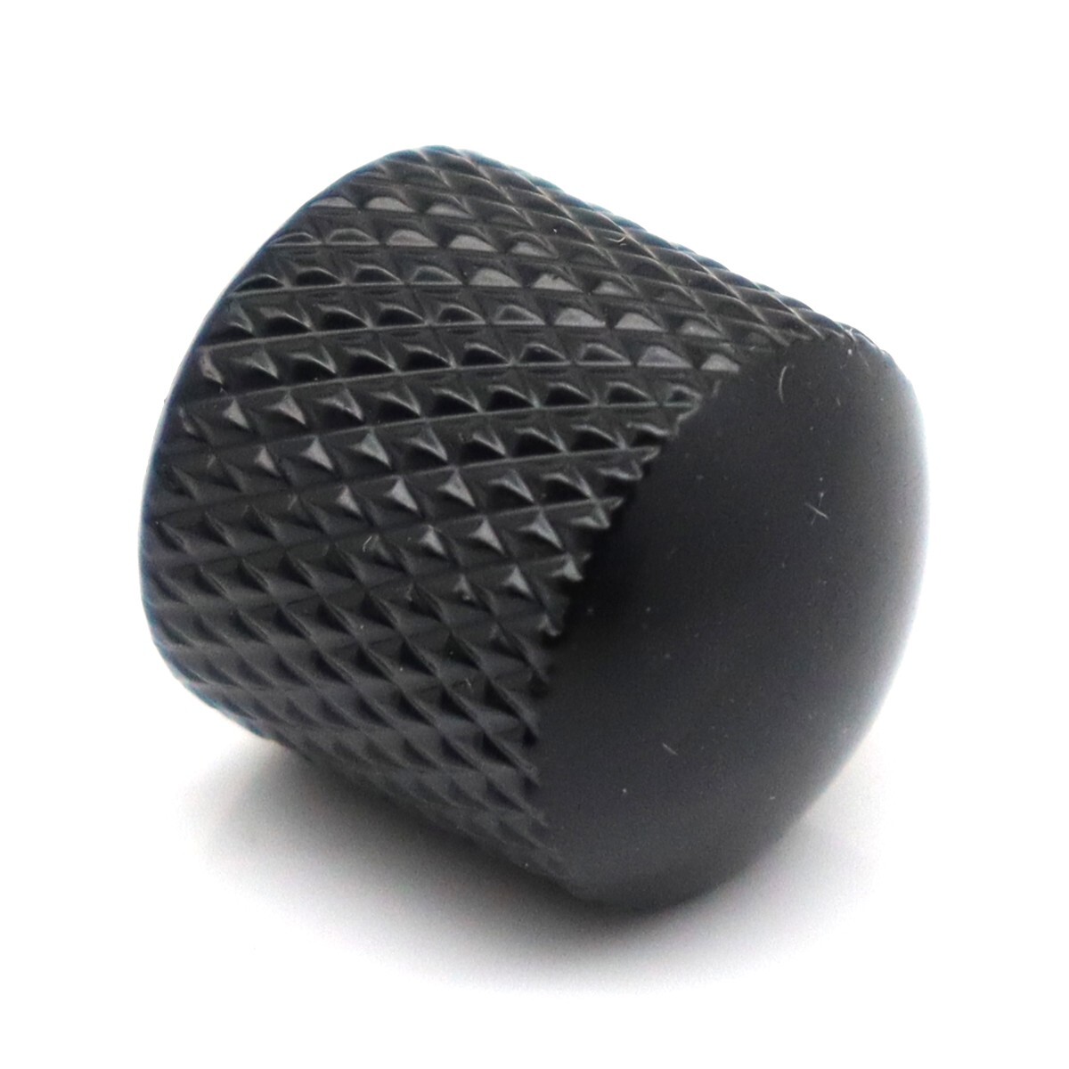 5x Metal Bass Knobs Guitar Knobs 18-spline Pots Push-in Control Knobs Black
