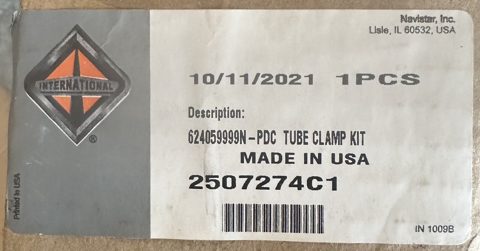 2507274C1 OEM INTL Mirror Clamp Kit, Black