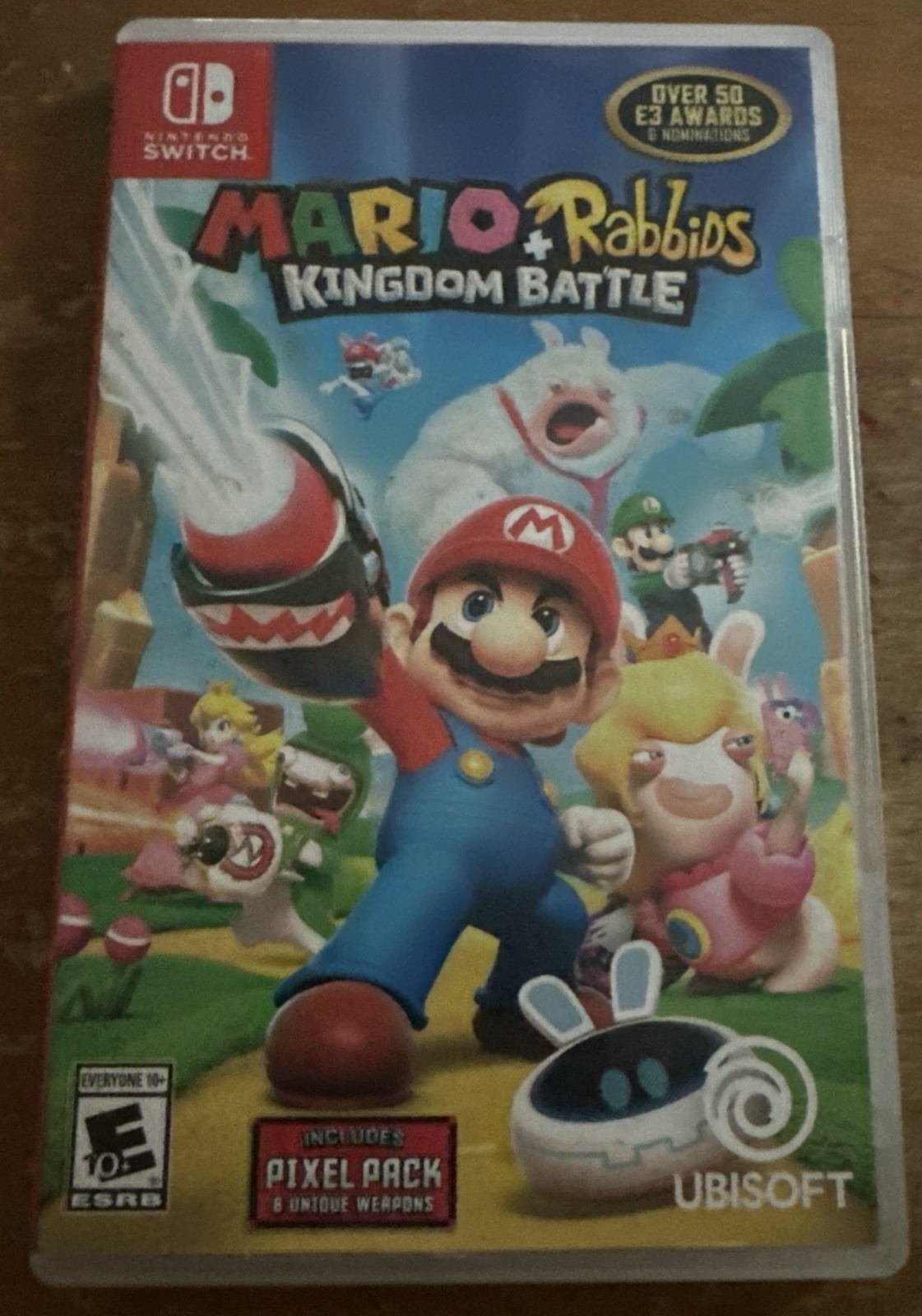 Mario + Rabbids Kingdom Battle Replacement Case for Nintendo Switch Case Only