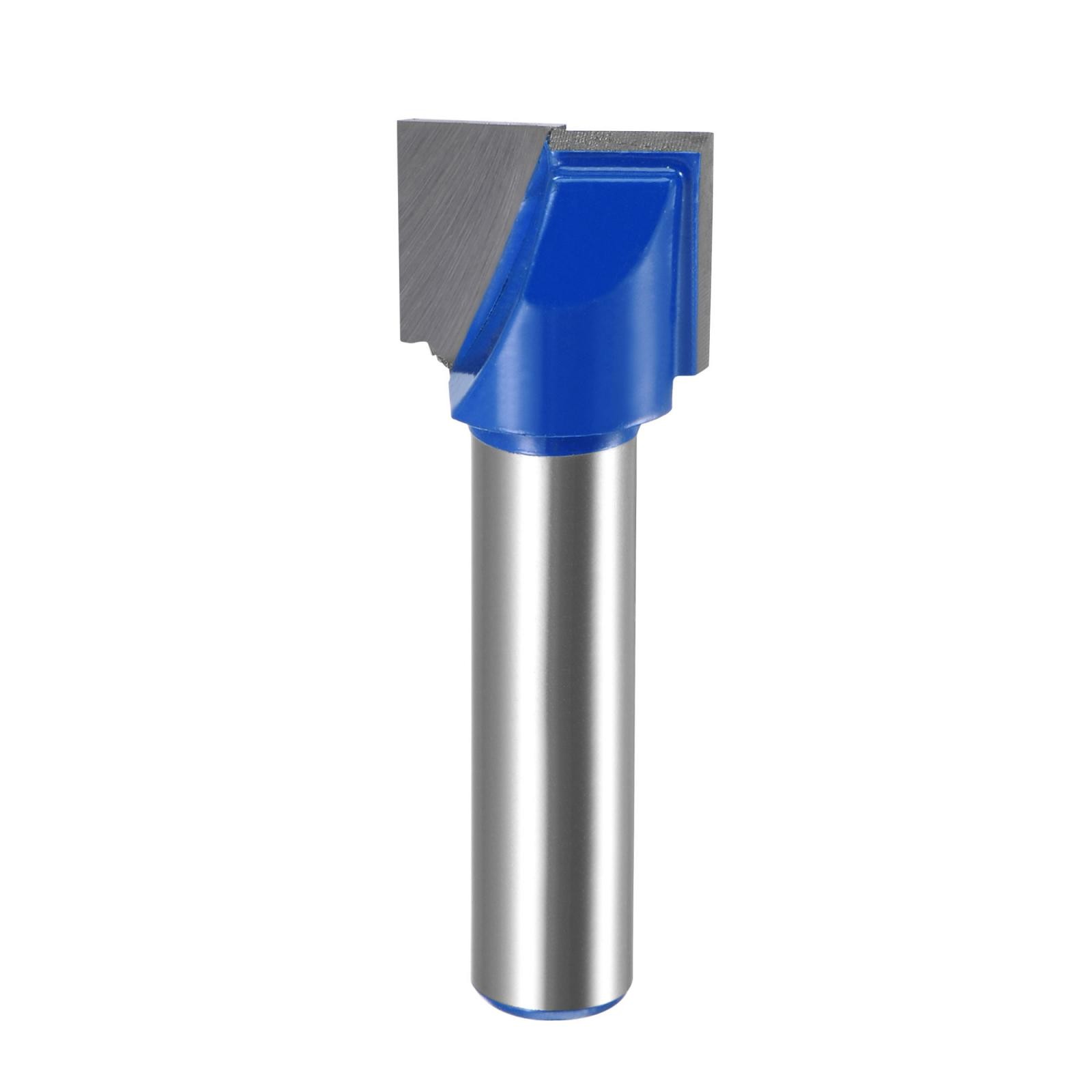15mm Dia 8mm Shank Bottom Cleaning Router Bit 2 Flute Carbide Tipped Uncoated