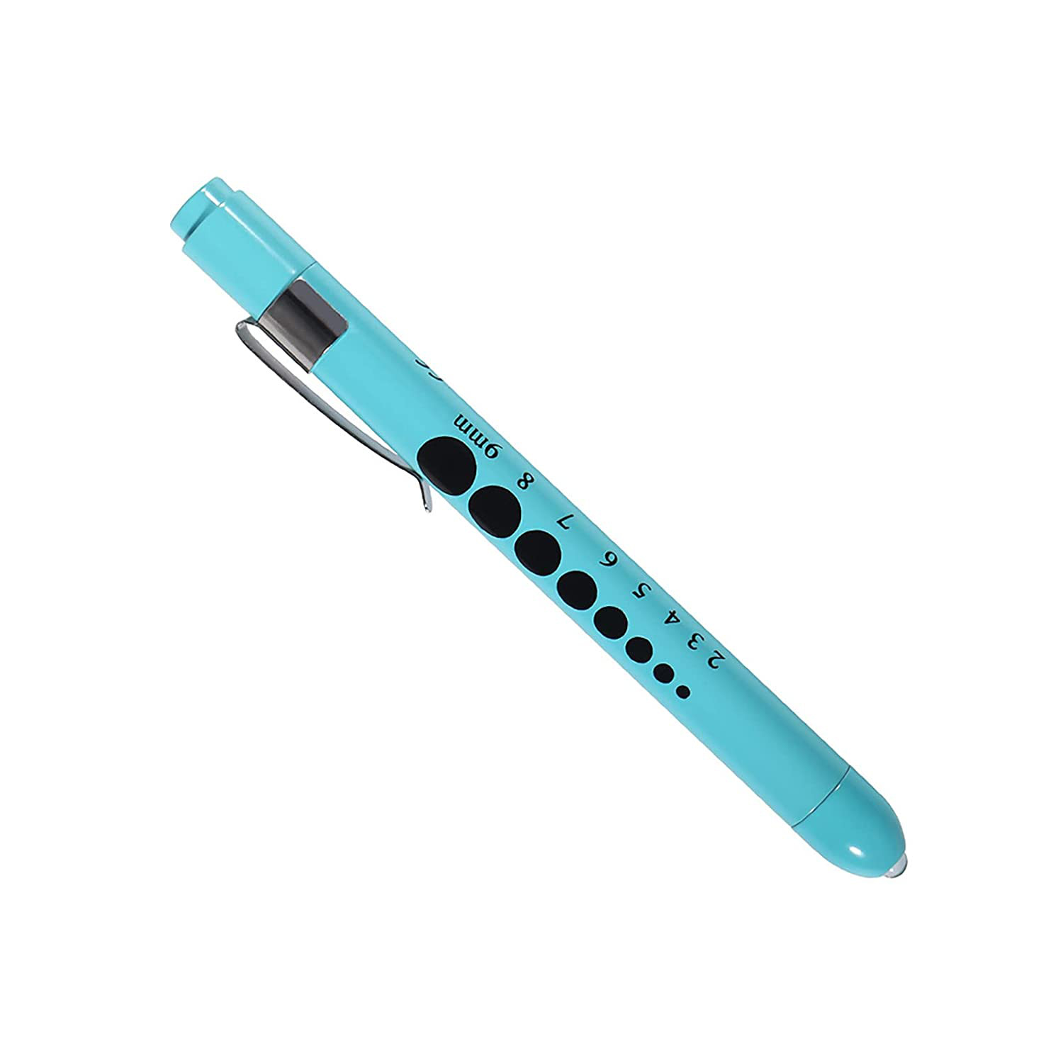 Pen Light with Pupil Gauge, Reusable LED Penlight Medical for Doctor Nurse