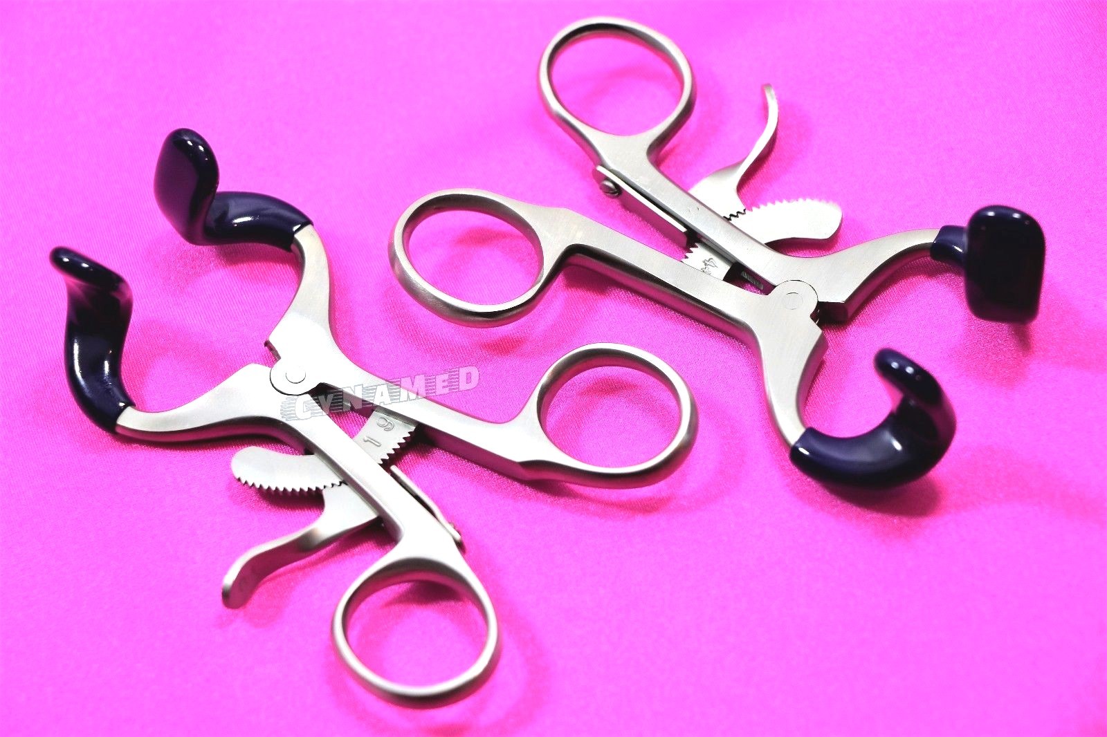 2 German Grade Molt Mouth Gag Blue 4.5" Dental Surgical Instrument with Silicone
