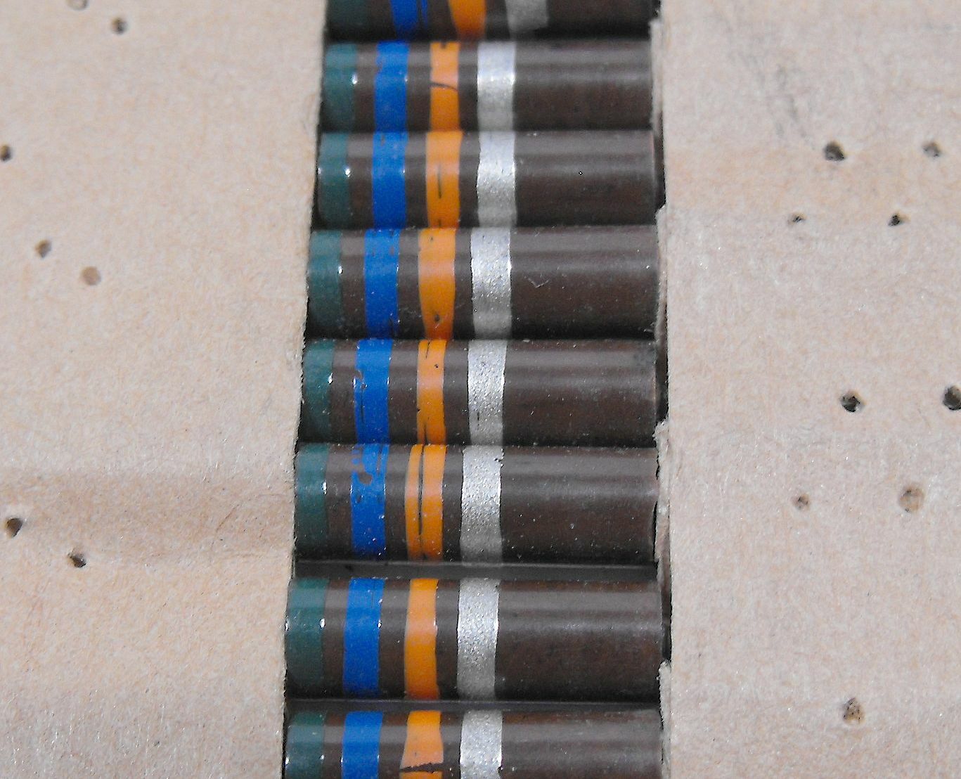 56K OHM 56,000 1/2 WATT QTY-2 ALLEN BRADLEY 10% TUBE AMP CARBON RESISTORS