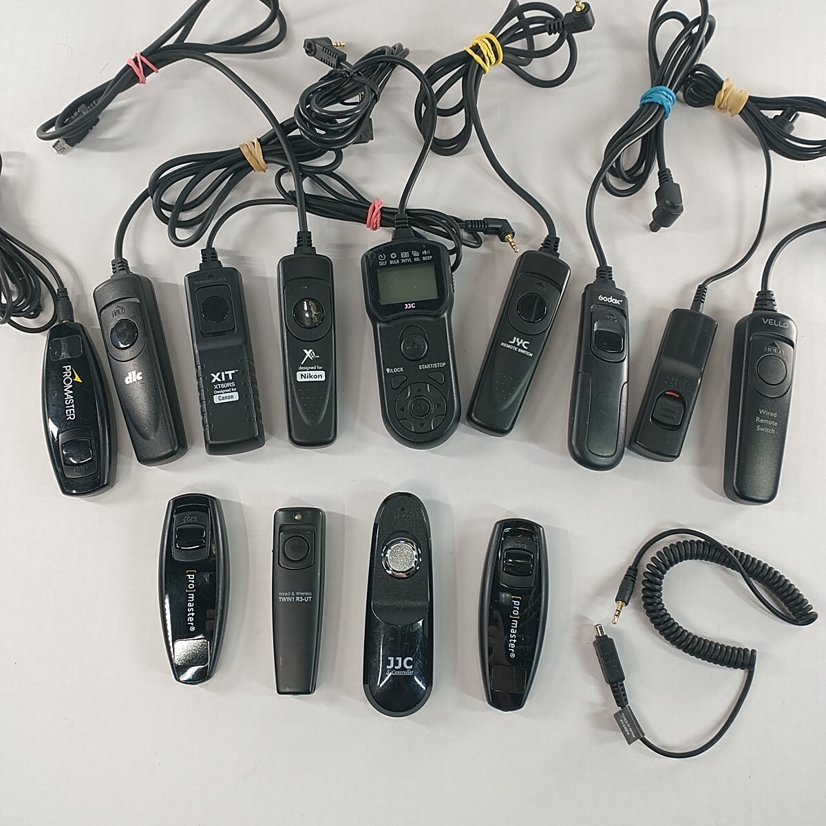 Remote Switch Shutter Release Lot For Various Cameras Nikon Canon Etc.