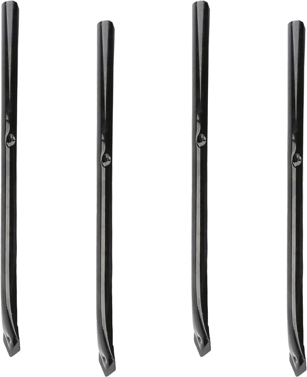 Chain Link Black Gound Post Anchor for 1 3/8" OD Pipe Socket (Pack of 4)