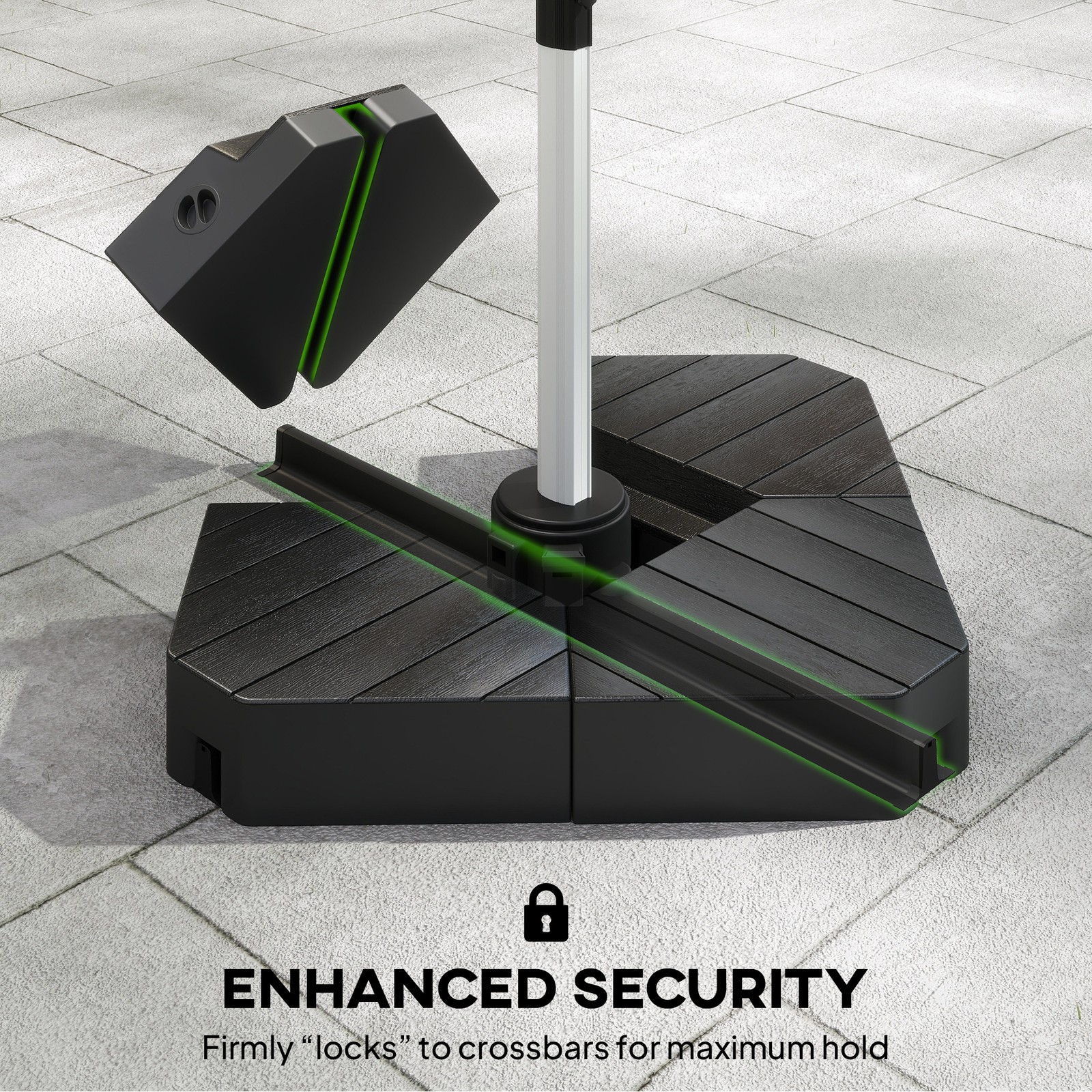 Offset Umbrella Base Outdoor Umbrella Weights