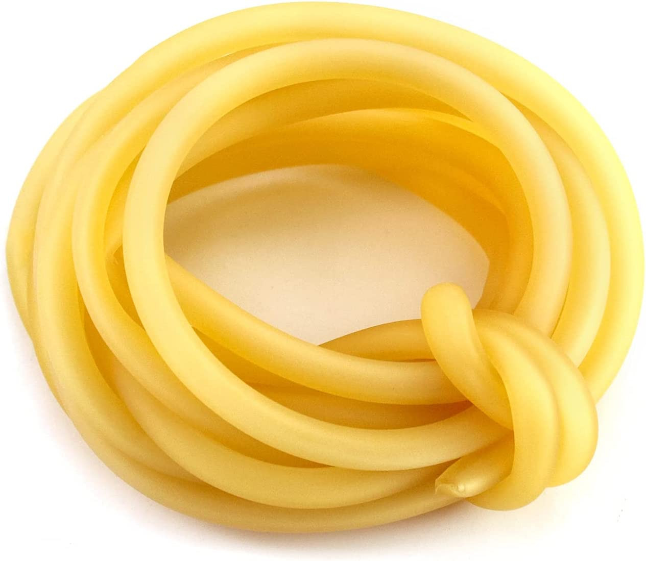 10FT 1/4 OD 3/16 ID Natural Latex Rubber Tubing Surgical Tube for Home