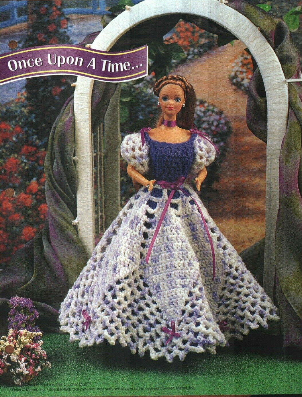 NEW ONCE UPON A TIME DRESS FASHION DOLL ANNIE'S CROCHET PATTERN INSTRUCTIONS
