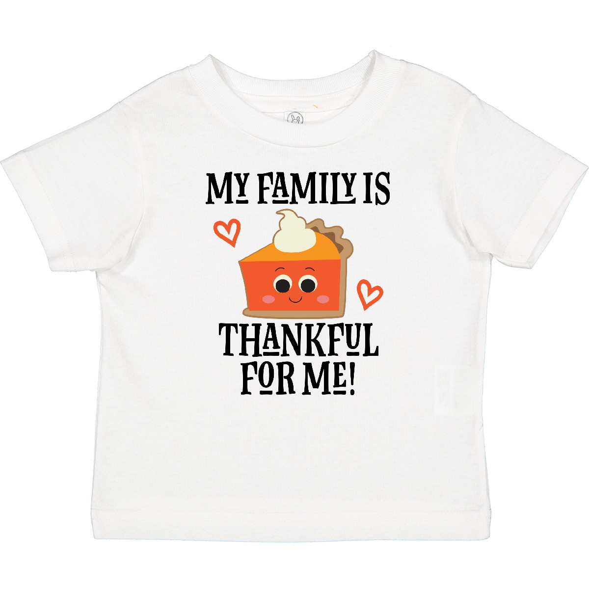 Inktastic Thanksgiving Outfit Thankful Family Baby T-Shirt 1st Babys First Tees