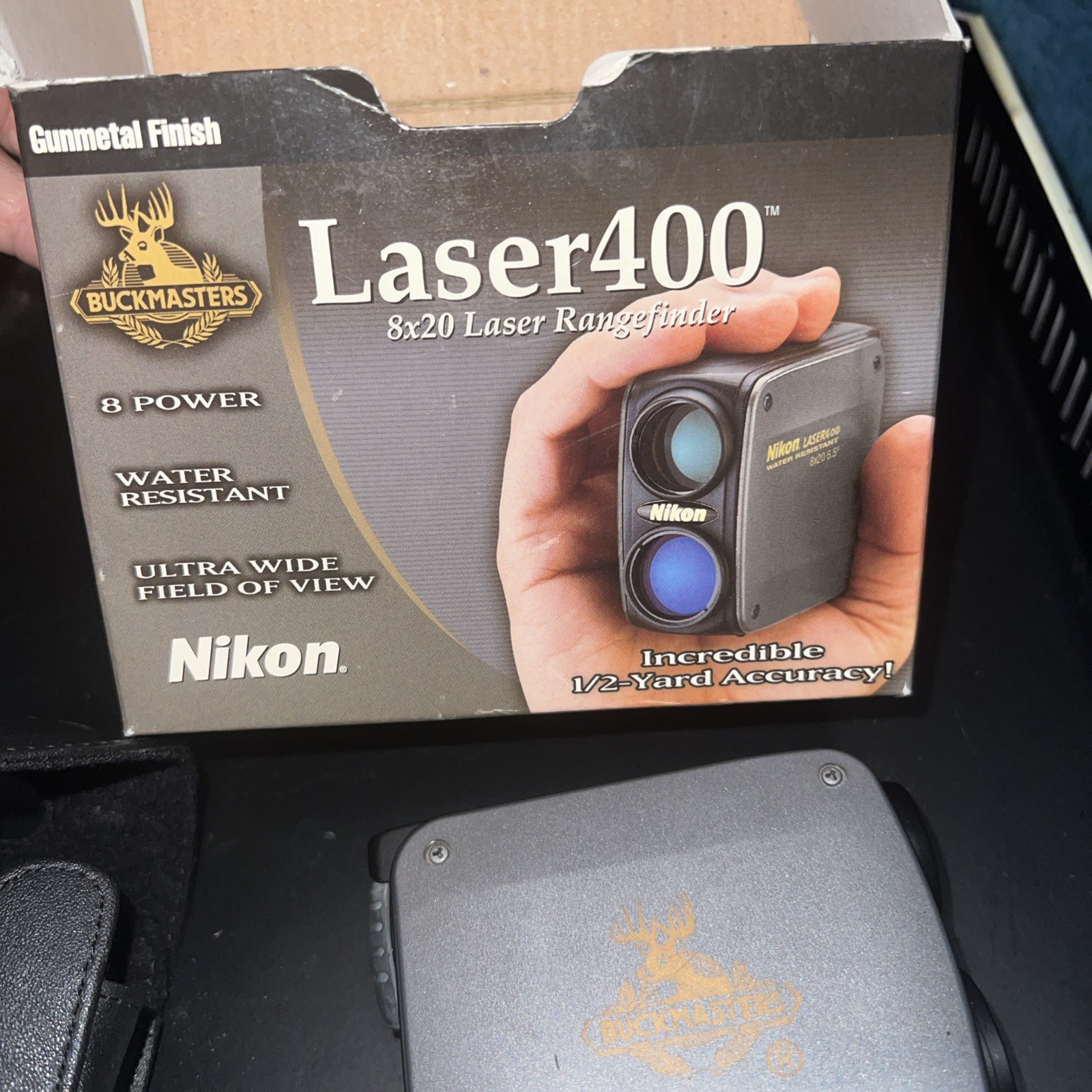 Nikon lazer400 rangefinder UNTESTED NEEDS BATTERY
