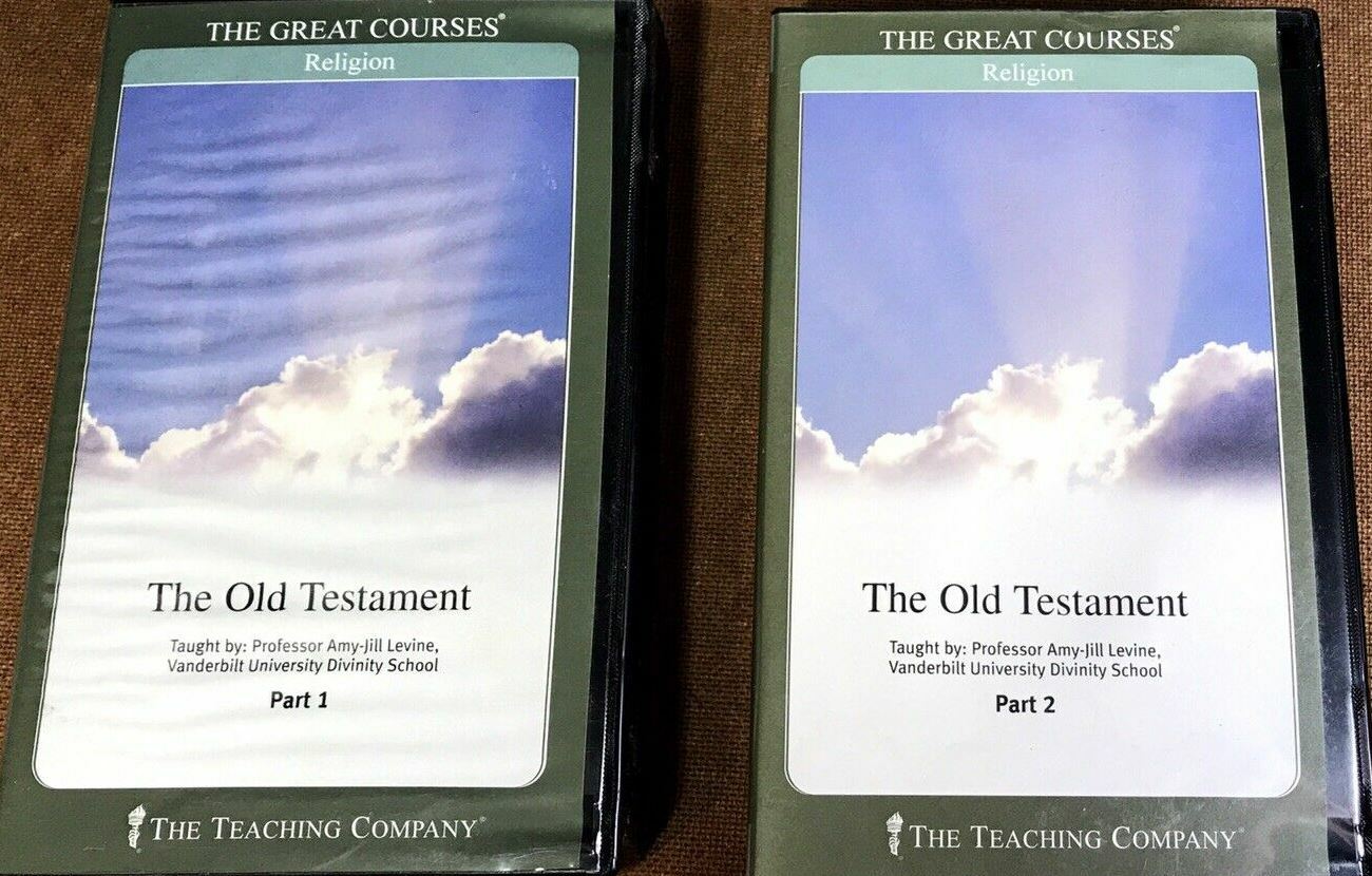 The Great Courses The Old Testament Parts 1 & 2  Audio CD Set & Guidebooks