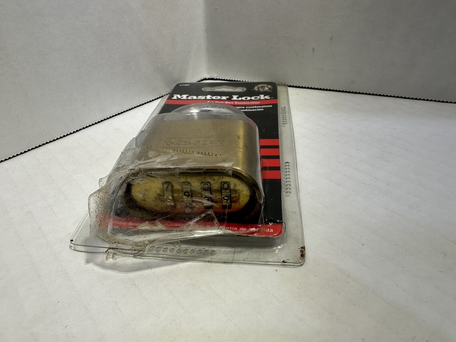 Master Lock 175D 1" Combination Padlock, Set Your Own Combination, Sinlge Pack