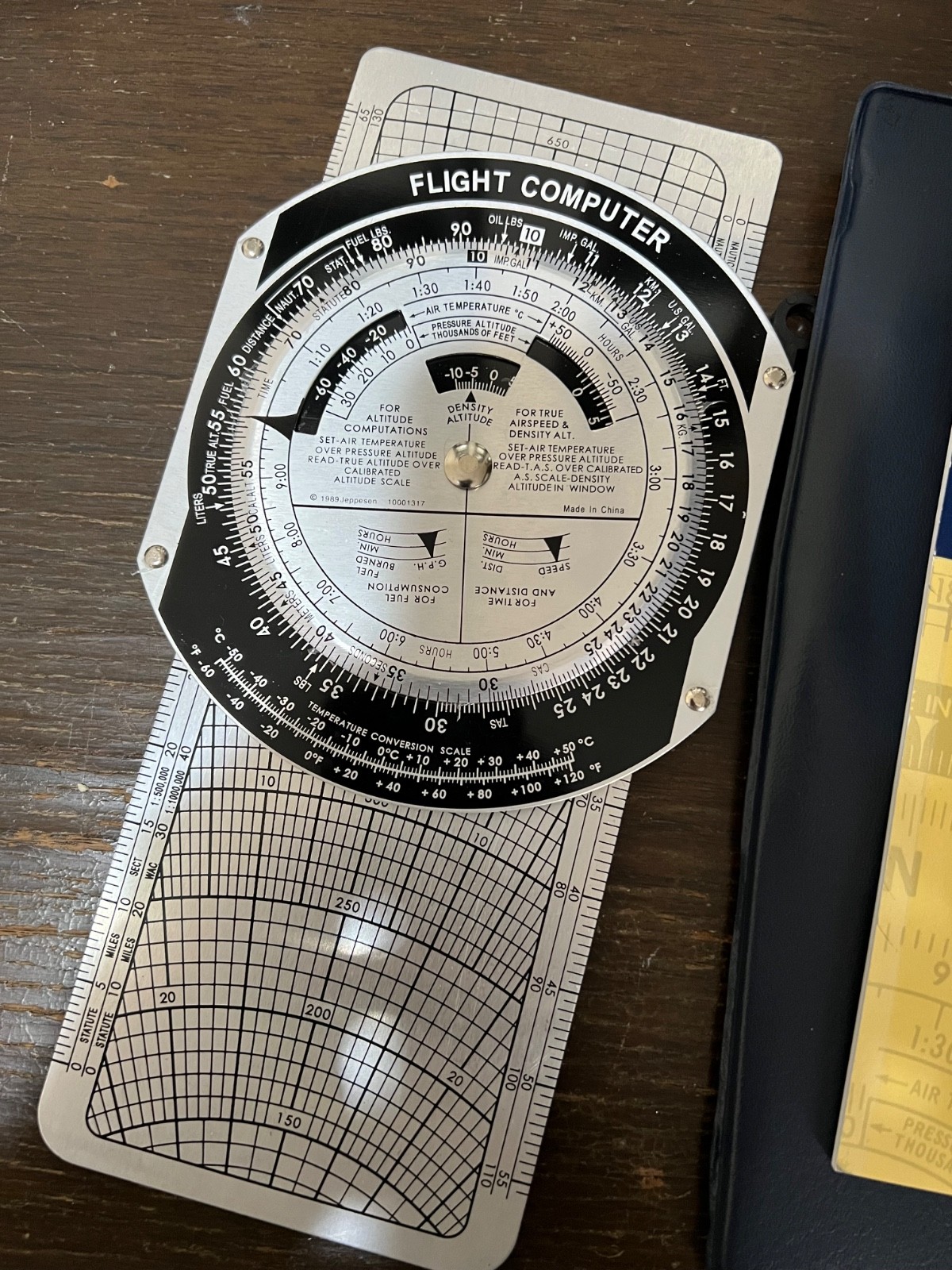 USED Jeppesen® E6B Student CSG (Computer Slide Graphic) Flight Computer