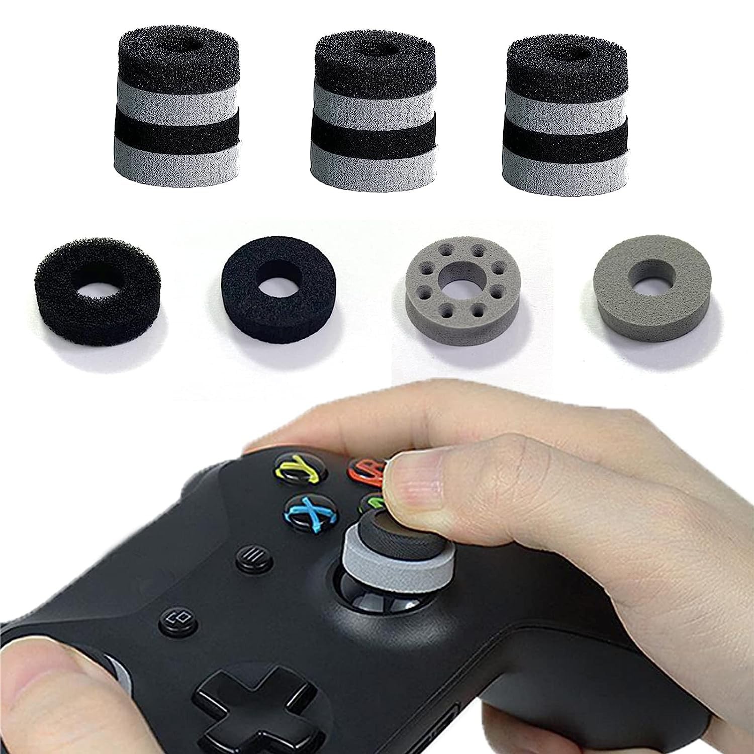 Precision Rings, Aim Assist Motion Controller 24PCS Target Gray