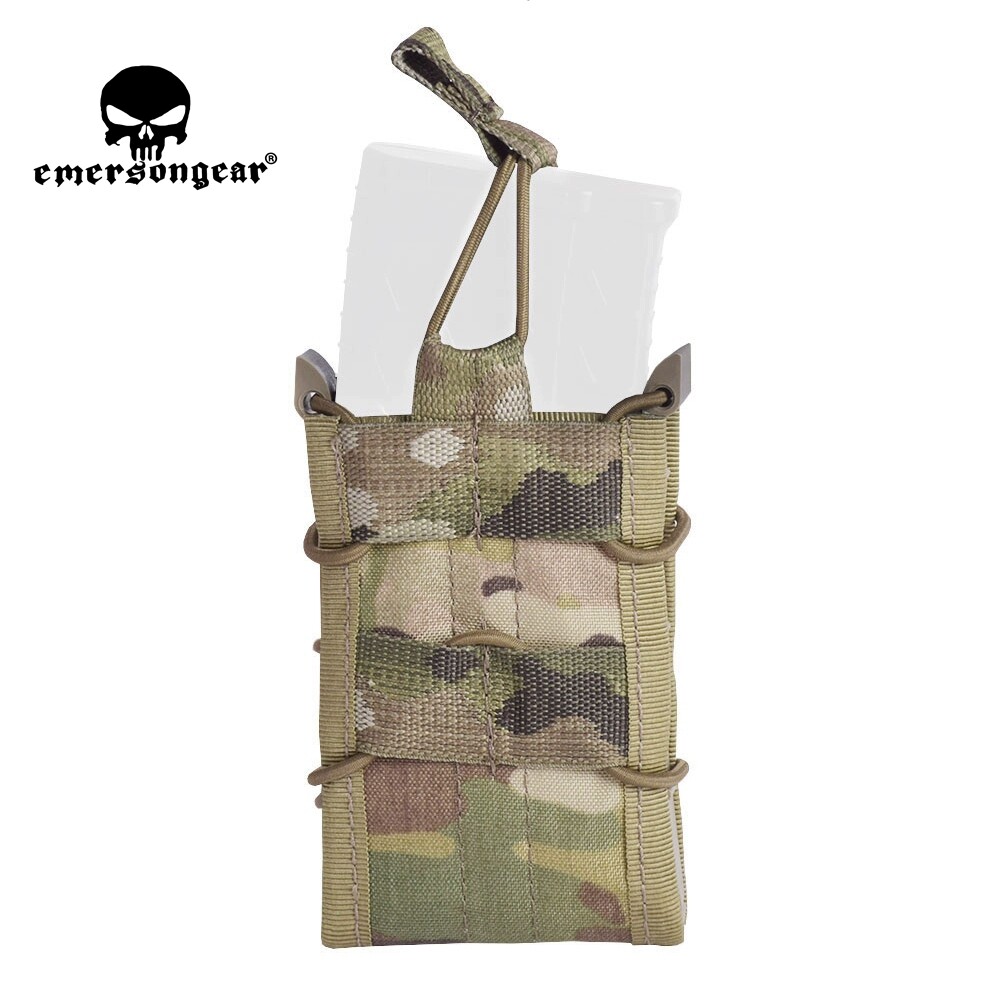 Emerson Tactical Single Stack Modular Molle 5.56 Mag Magazine Pouch Open Top Bag