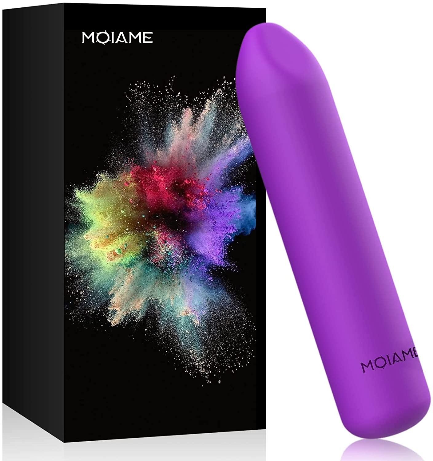 Small Bullet Vibrator for Women: Waterproof Mini Clit Vibrator with 10 Modes,