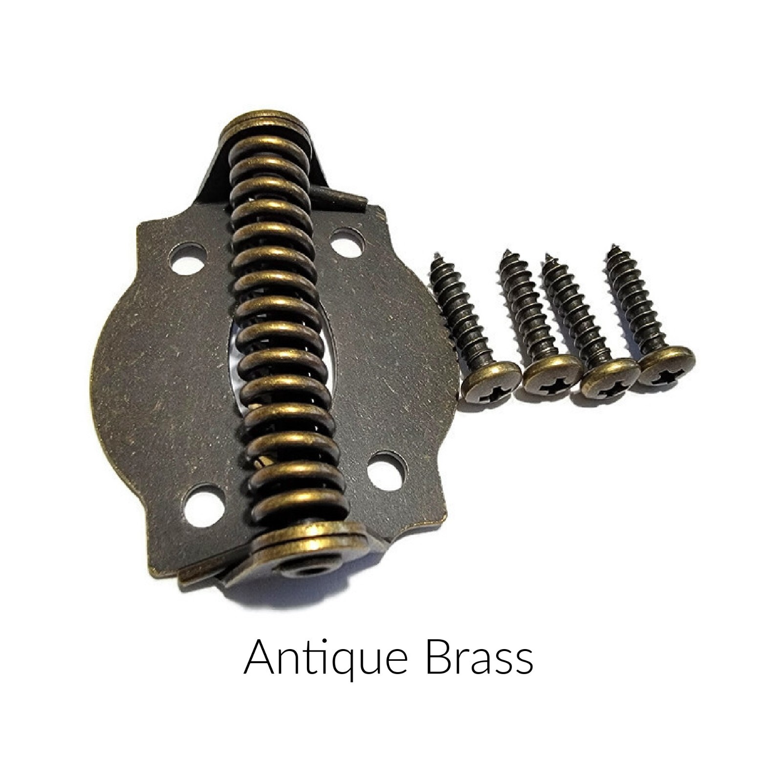 Spring Hinge Antique Brass Finish Cabinet Hinge Door Hinge - Sold by the pair