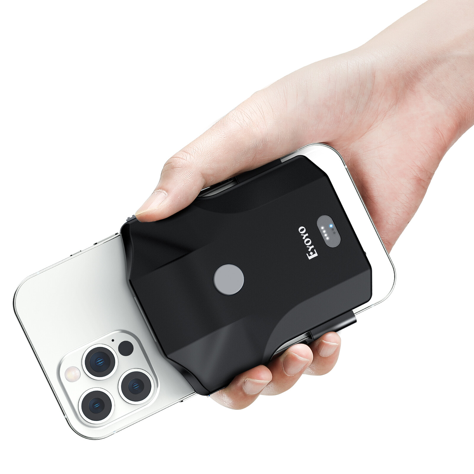Eyoyo 1D 2D QR Barcode Scanner Bluetooth Wireless Reader for iPhone Android PC
