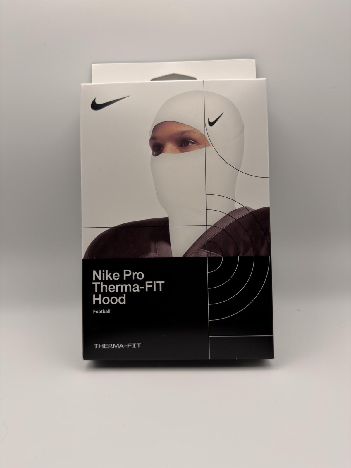 Nike Pro Therma-Fit Hyperwarm Hood Ski Mask White Shiesty Balaclava Football
