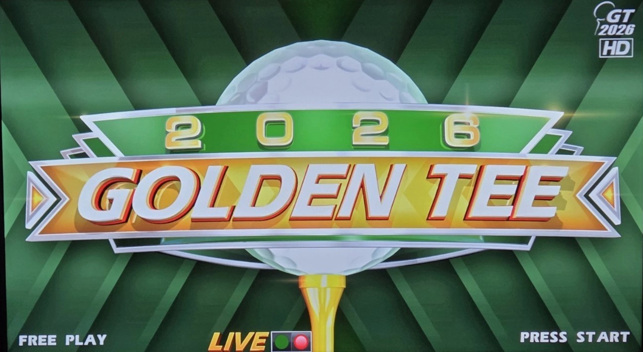 GOLDEN TEE 2026 LIVE GOLF HOME EDITION UPDATE W/ SECURITY CHIP & NEW SSD!