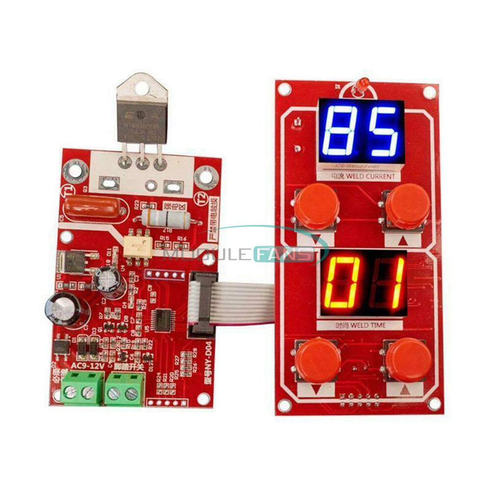 40A/100A NY-D04 Digital Display Spot Welding Machine Time Controller Panel Board