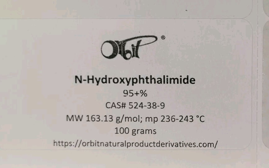 N-Hydroxyphthalimide (100 g) NHPI [CAS# 524-38-9] Oxidation Catalyst PINO