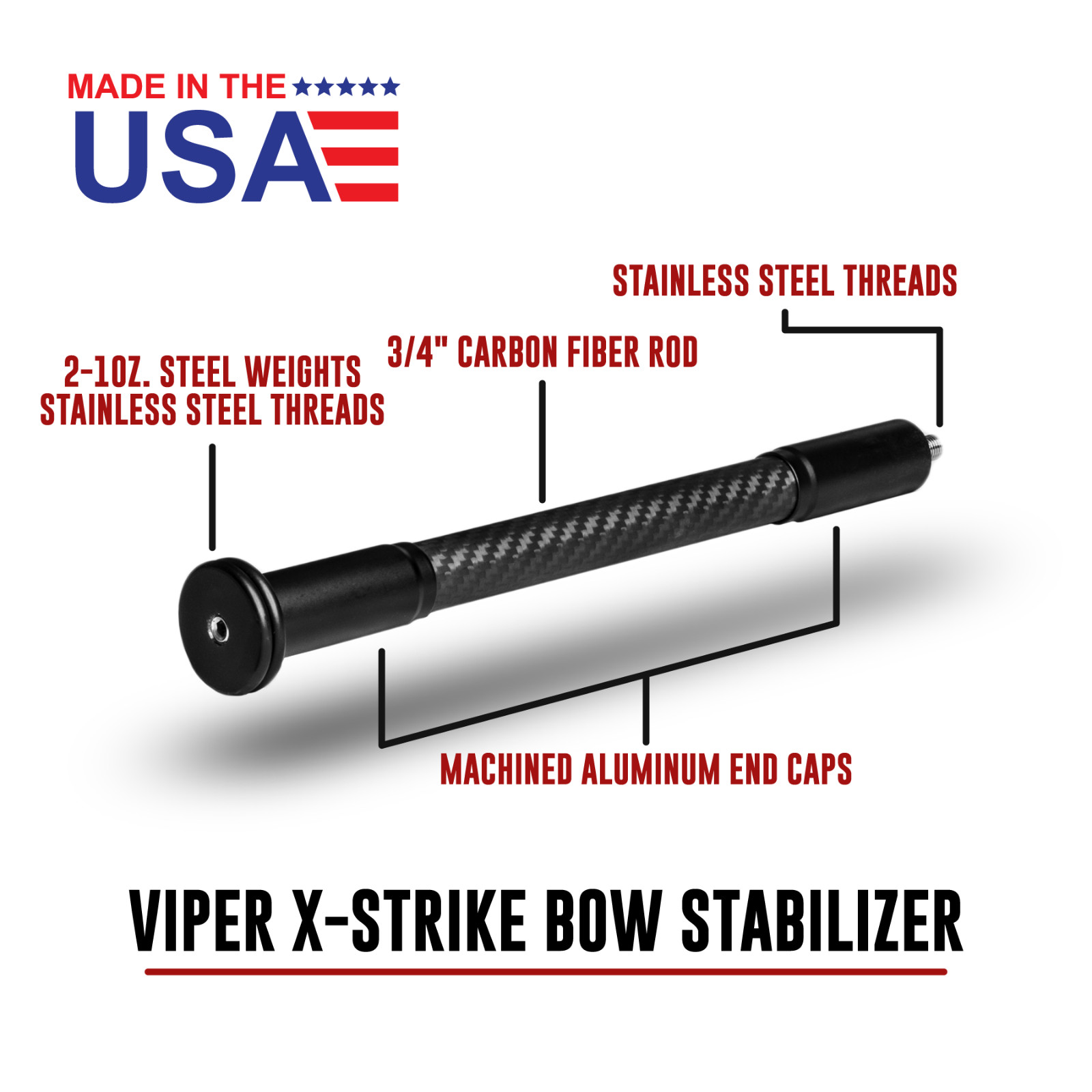 20 INCH Viper CARBON XS Stabilizers
