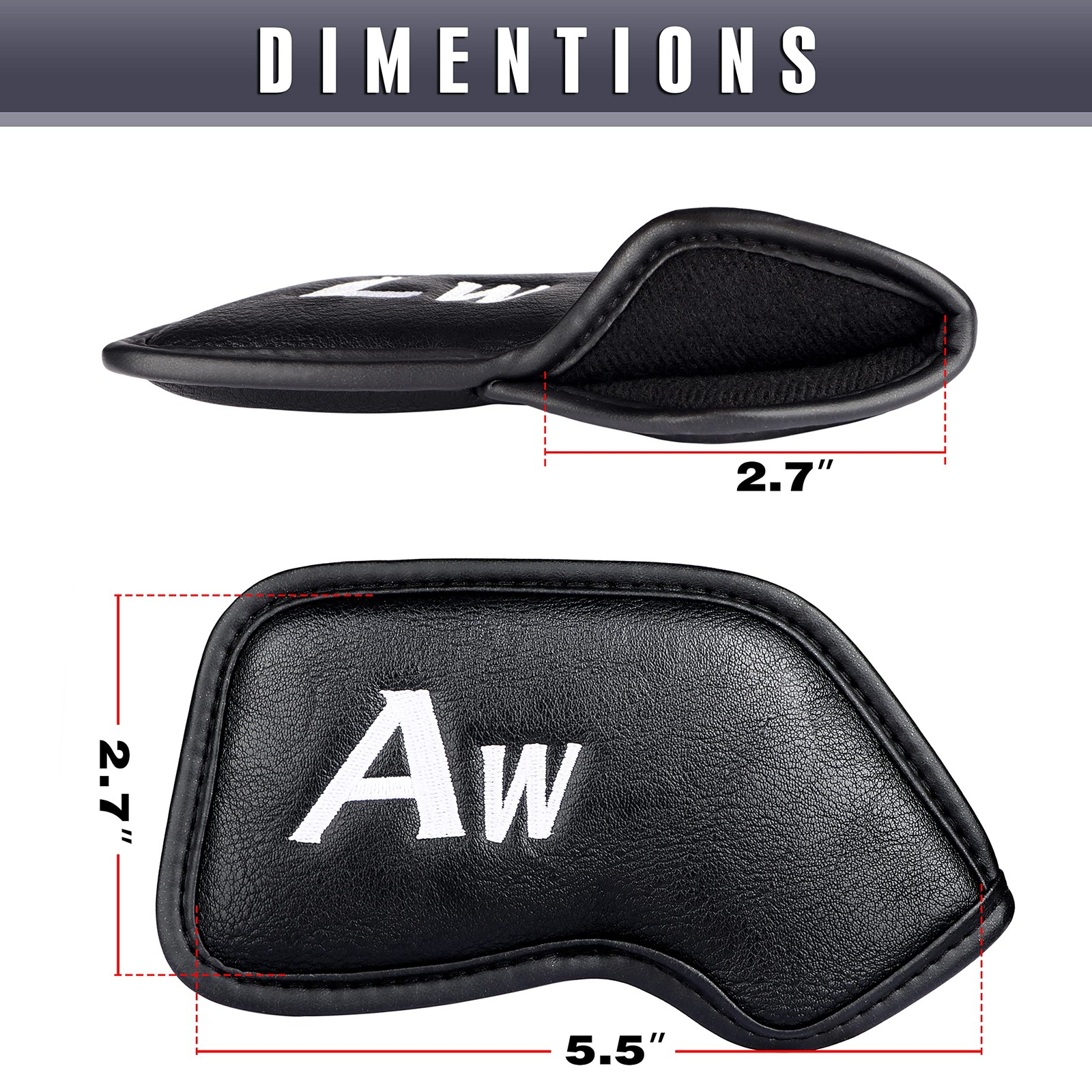 Premium Golf Club Covers for Men 12 Pack - Comfortable Polyurethane Golf Iron...