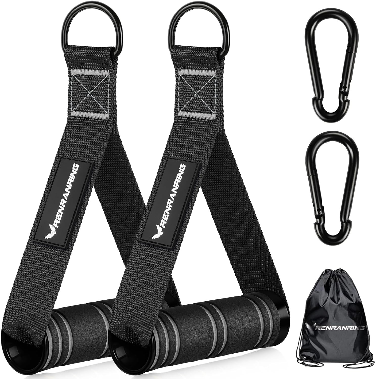 Gym Exercise Handles, Replacement Handle Attachments for Cable Machine Pulleys