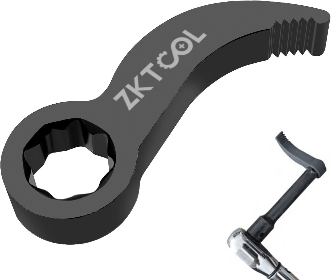 1/2" D Alloy Steel Pry Bar Wrench Adapter with Corrosion-Resistant Finish