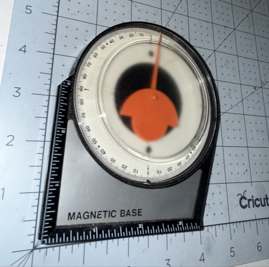 DIAL MAGNETIC BASE ANGLE FINDER PROTRACTOR GAUGE PROTRACTER FINDING DEGREE GAGE