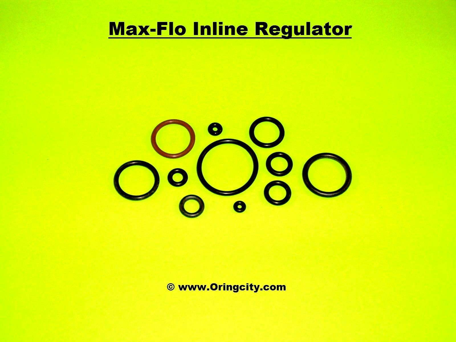 Smart Parts Max Flo INLINE Regulator O-ring Kit + 3 "FREE" Tank O-Rings